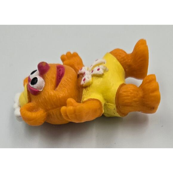 1986 Vintage Muppet Babies Fozzie the Bear and Kermit the Frog McDonalds Toys - Picture 4 of 10